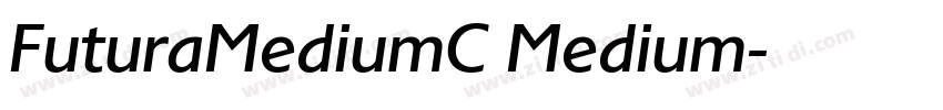 FuturaMediumC Medium字体转换